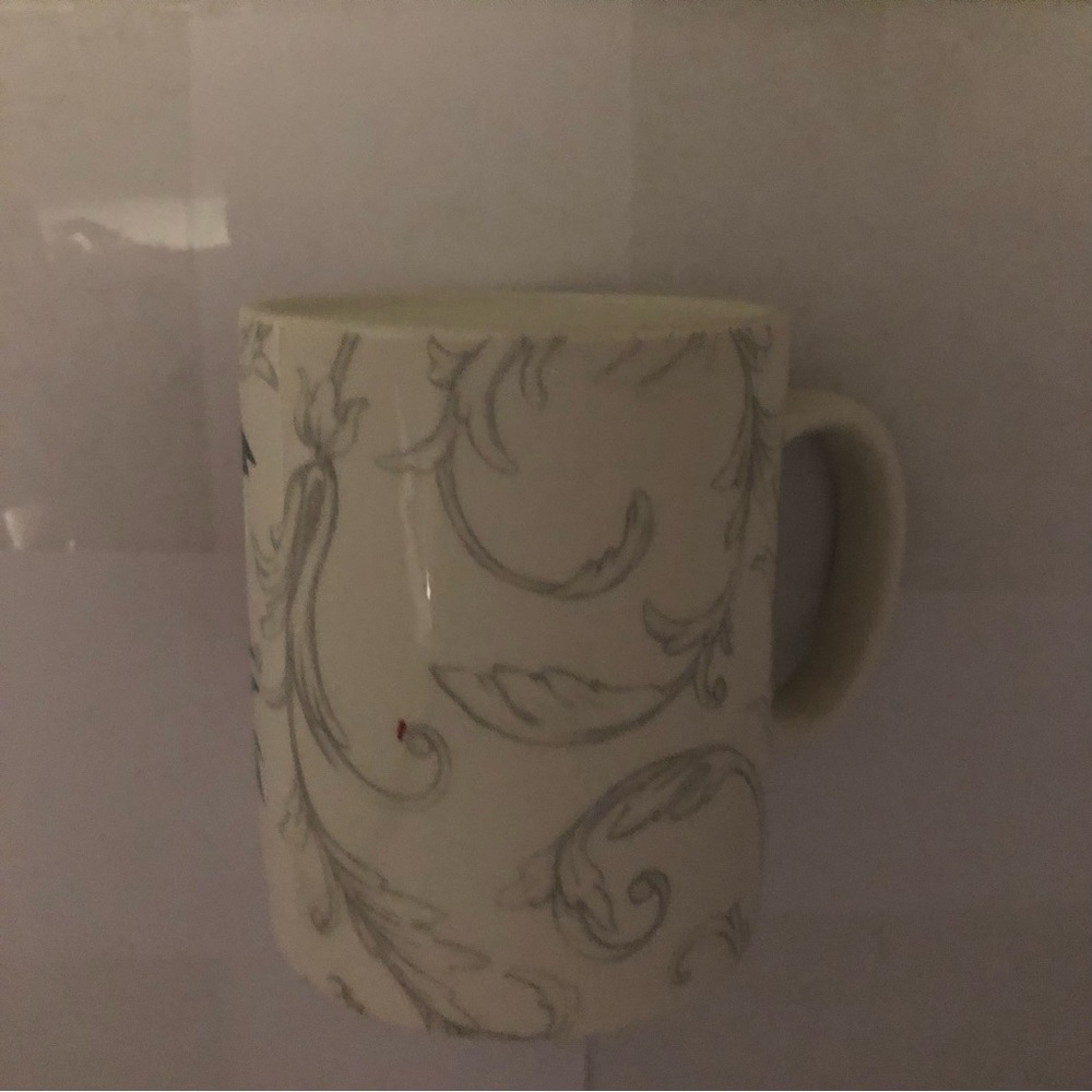 Martha Stewart Floral Ceramic Mug - Pink Peony 8 Ounces NWT VERY PRETTY - Picture 2 of 8